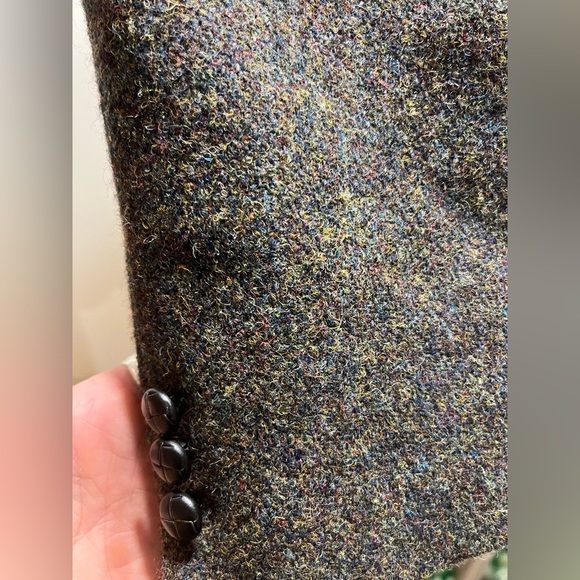 HARRIS TWEED vintage men’s blazer in mottled green; 44 tall, 🏴󠁧󠁢󠁳󠁣󠁴󠁿 - Picture 7 of 11